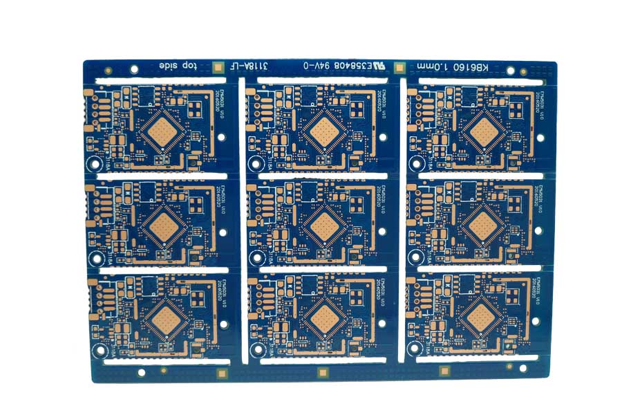 雙面OSP阻抗半孔電路板,電子調(diào)諧器、智能控制器smt貼片加工廠