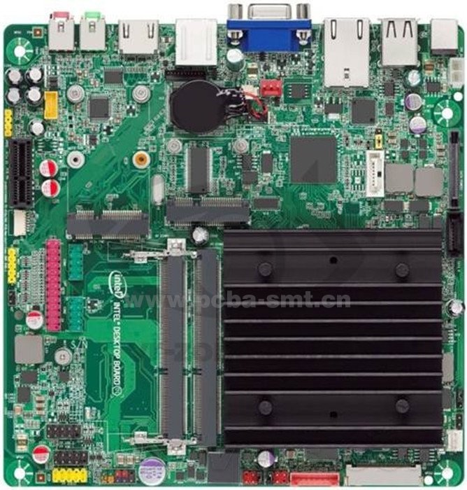 Intel品牌ITX工控主板PCBA貼片加工_smt代加工廠